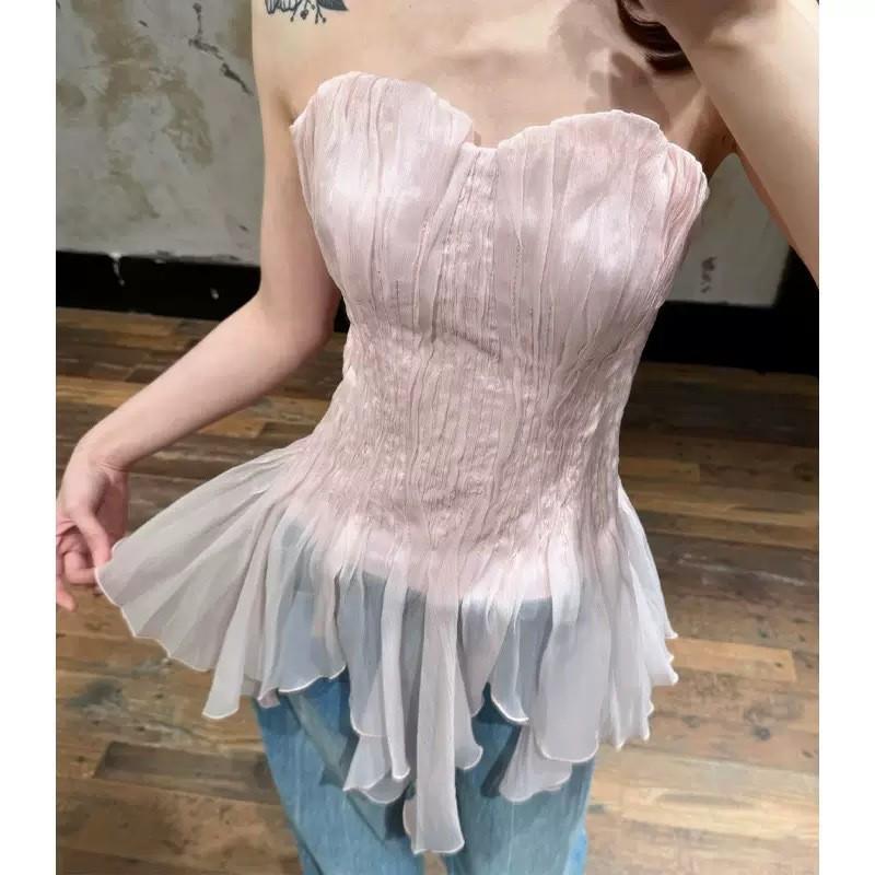 Топ-бандо Туман Русалки от Spring Fairy - Элегантная женская одежда приталенного кроя Small розовый
Топ-бандо Туман Русалки от Spring Fairy - Элегантная женская одежда приталенного кроя Small розовый