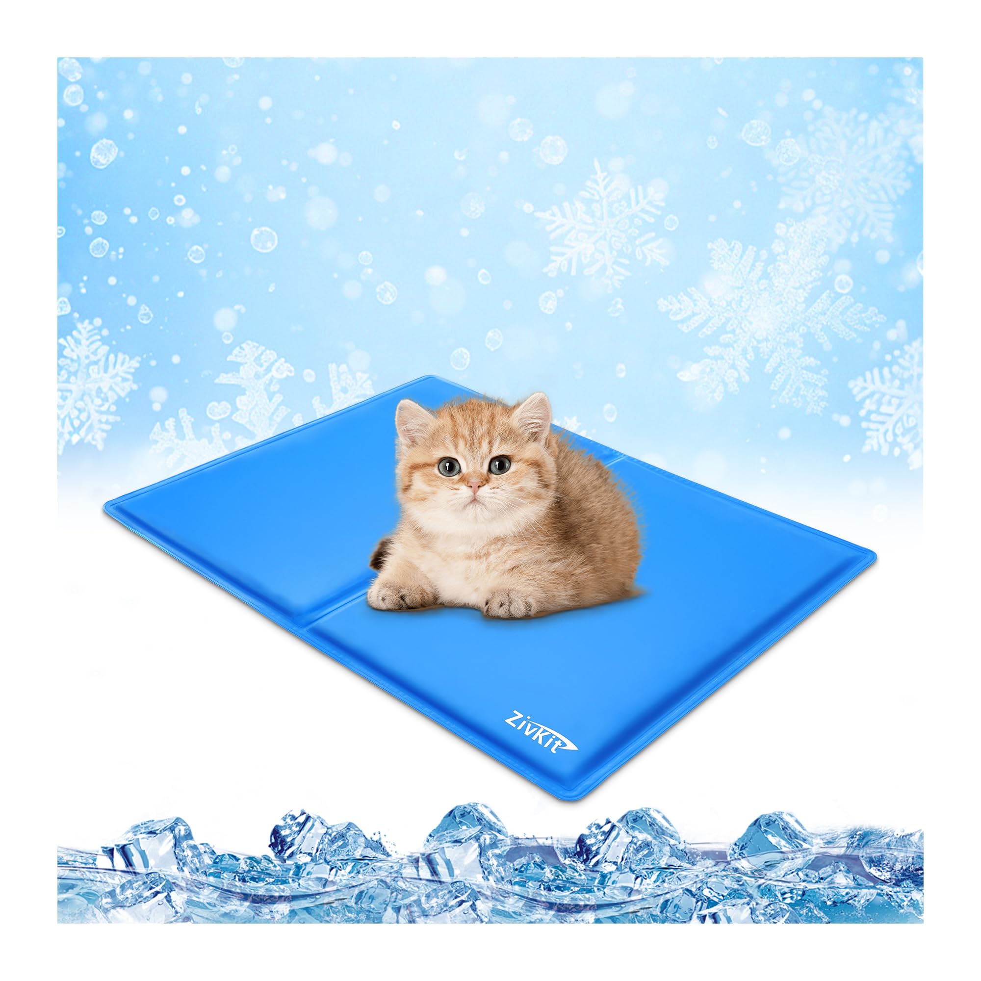 Охлаждающий коврик для домашних животных Zivkit для собак и летний охлаждающий гель для домашних животных Охлаждение при тепловом ударе для домашних животных и людей Прохладный Водонепроницаемый и гелевый Подходит для средних и крупных синий
Охлаждающий коврик для домашних животных Zivkit для собак и летний охлаждающий гель для домашних животных Охлаждение при тепловом ударе для домашних животных и людей Прохладный Водонепроницаемый и гелевый Подходит для средних и крупных синий