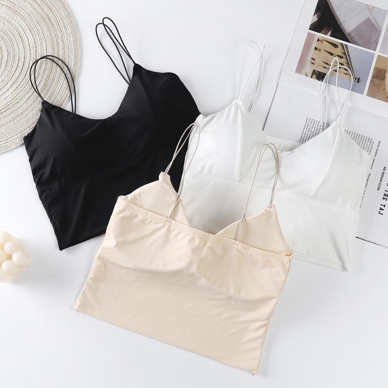 Бесшовный спортивный бюстгальтер Ice Silk: Back Sling & Padded Tube Top with Thin Straps for Women One Size (80-130 Jin)
Бесшовный спортивный бюстгальтер Ice Silk: Back Sling & Padded Tube Top with Thin Straps for Women One Size (80-130 Jin)