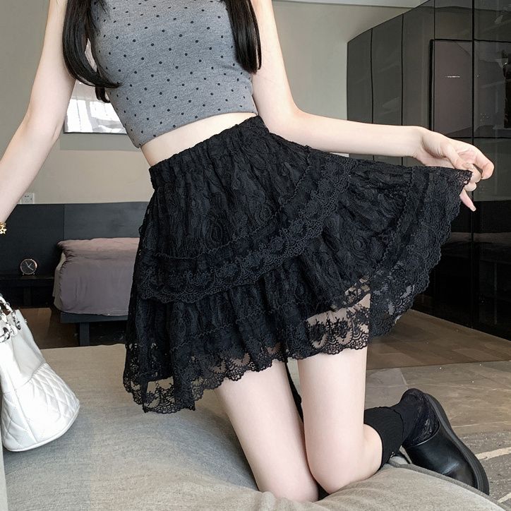 Sweet Lace Tiered Midi Skirt Women s Summer High Waist Slimming A-Line Princess Puff Short Skirt XL
Sweet Lace Tiered Midi Skirt Women s Summer High Waist Slimming A-Line Princess Puff Short Skirt XL