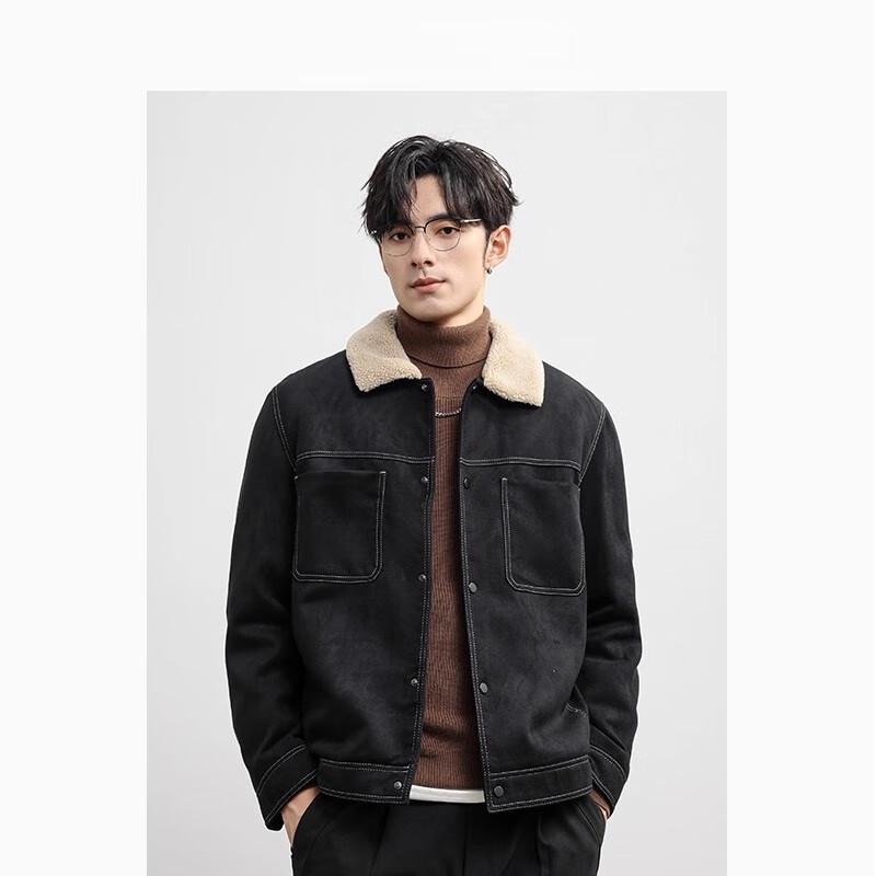 Luomeng Men s Faux Suede Lapel Jacket 2XL
Luomeng Men s Faux Suede Lapel Jacket 2XL