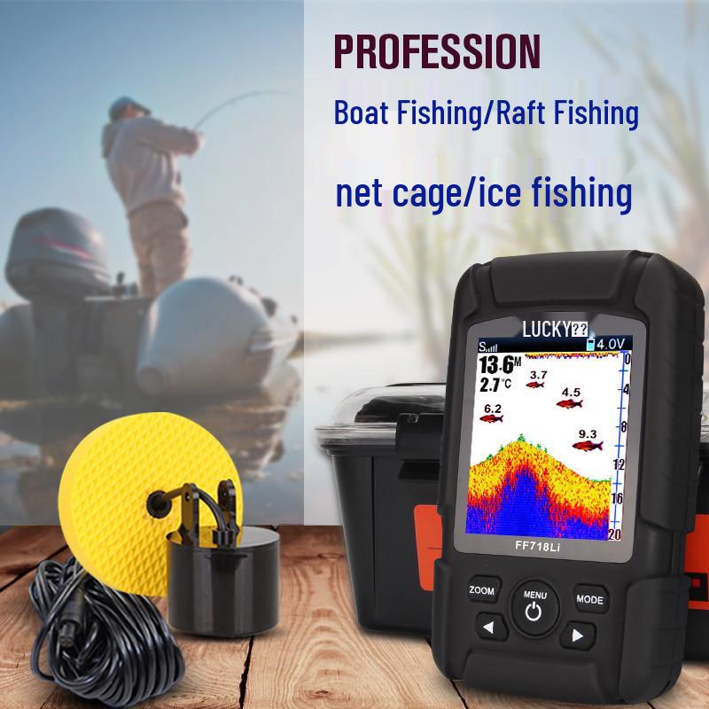 LUCKY HD Двухчастотный Ультразвуковой Эхолот и Сонар чёрный
LUCKY HD Двухчастотный Ультразвуковой Эхолот и Сонар чёрный