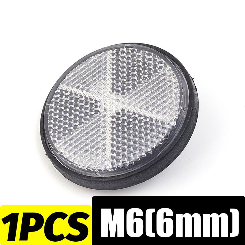 Round Motorcycle Reflector M6 Mounting Screw Night Warning Board for Dirt Bike Electric Scooter Bicycle Rear Tail Safety Lamp
Round Motorcycle Reflector M6 Mounting Screw Night Warning Board for Dirt Bike Electric Scooter Bicycle Rear Tail Safety Lamp
