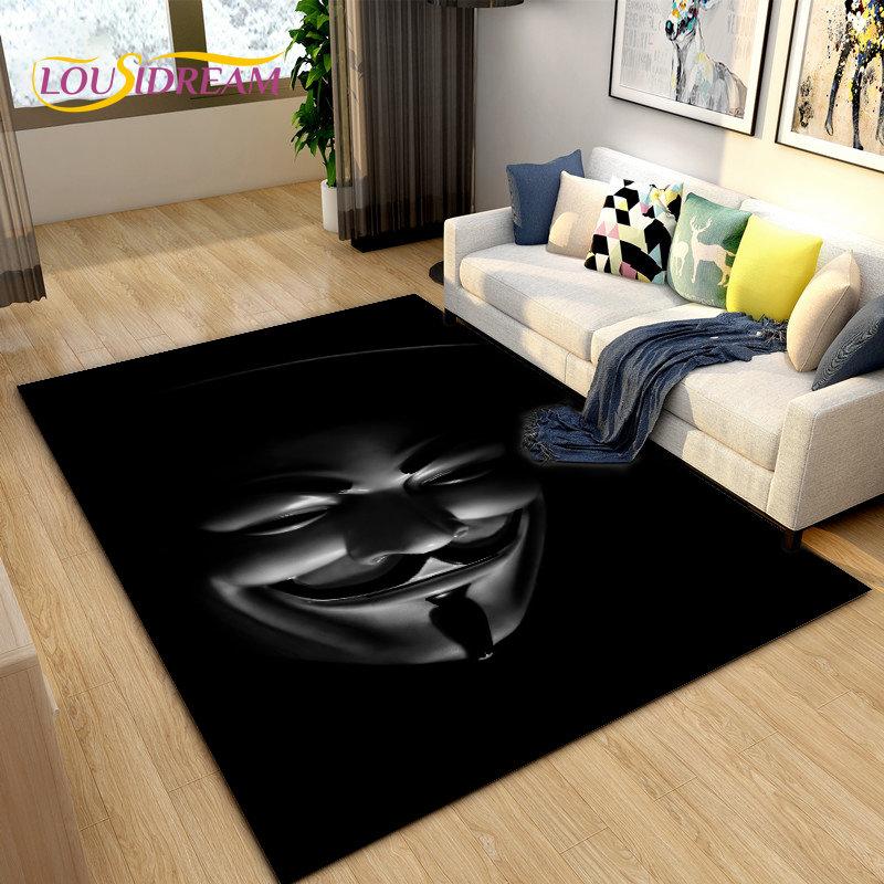 V for Vendetta,Movie Mask Area Rug Large,Carpet Rug for Living Room Bedroom Sofa Doormat Decoration,Kids Play Non-slip Floor Mat 40x60cm
V for Vendetta,Movie Mask Area Rug Large,Carpet Rug for Living Room Bedroom Sofa Doormat Decoration,Kids Play Non-slip Floor Mat 40x60cm