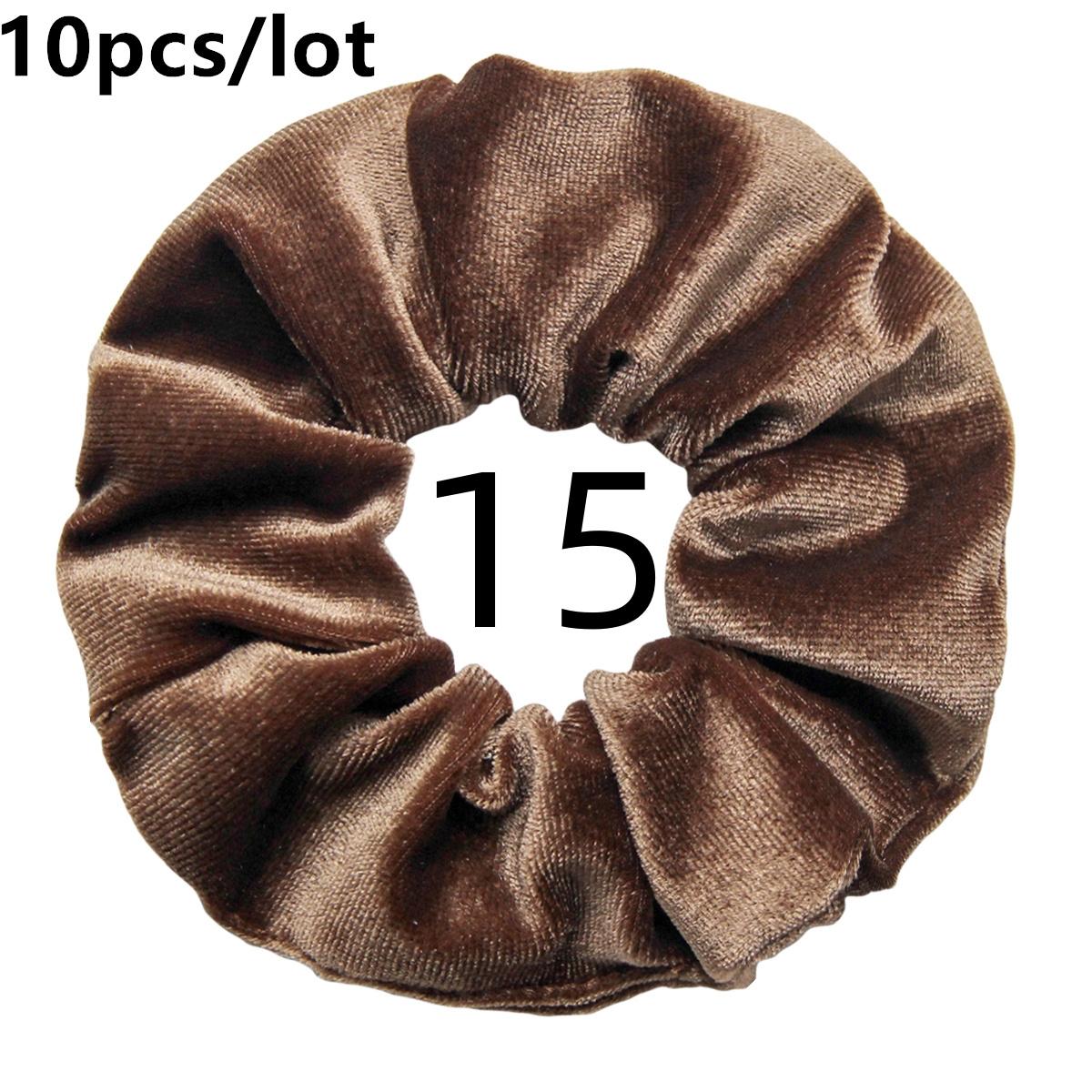 10 шт./лот Бархатные резинки для волос Аксессуары для волос для женщин Эластичные резинки Элегантный хвост Однотонные цвета Кофе Черный Серый
10 шт./лот Бархатные резинки для волос Аксессуары для волос для женщин Эластичные резинки Элегантный хвост Однотонные цвета Кофе Черный Серый