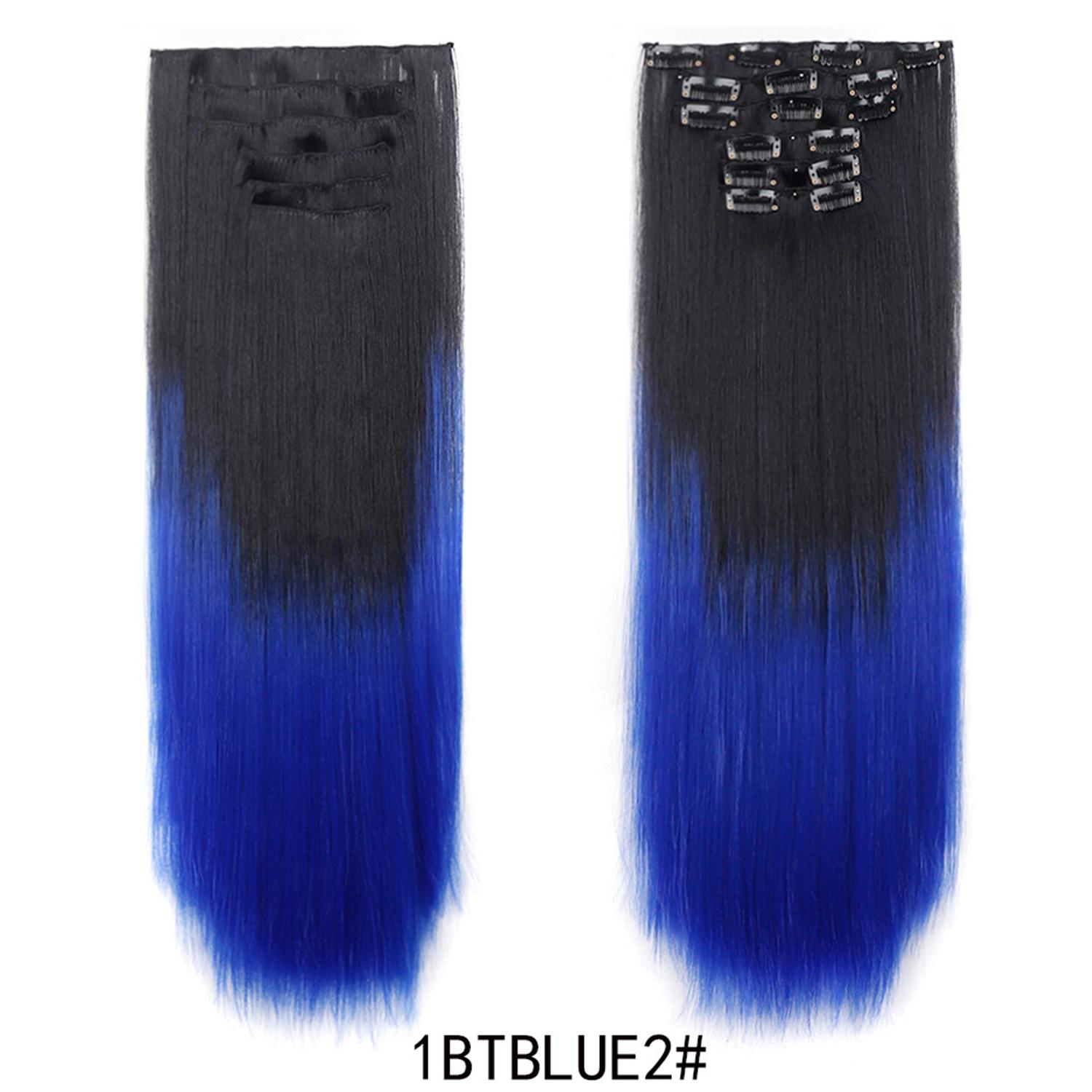 6 шт./набор Наращивание волос на заколках 24 дюйма Длинные Прямые волосы На всю голову Омбре Градиентный цвет Синтетический парик для ежедневного использования
6 шт./набор Наращивание волос на заколках 24 дюйма Длинные Прямые волосы На всю голову Омбре Градиентный цвет Синтетический парик для ежедневного использования