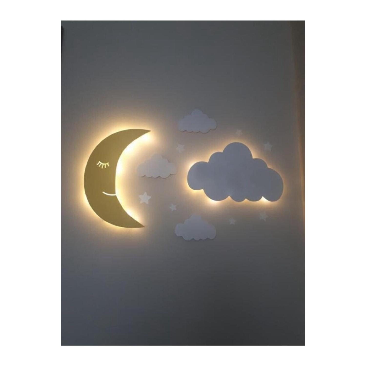 Aydede And Cloud Night Light Baby Kids Room Wall Decoration Lighting Wooden Night Lamp 70 x 38 білий
Aydede And Cloud Night Light Baby Kids Room Wall Decoration Lighting Wooden Night Lamp 70 x 38 білий
