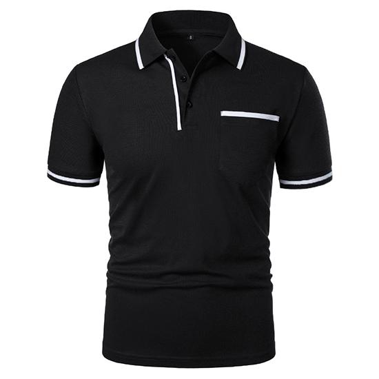 Men s Short Sleeved Casual Lapel Short Sleeved T-shirt Polo Shirt Button Pocket Men s Sports Shirt XXXL чорний
Men s Short Sleeved Casual Lapel Short Sleeved T-shirt Polo Shirt Button Pocket Men s Sports Shirt XXXL чорний