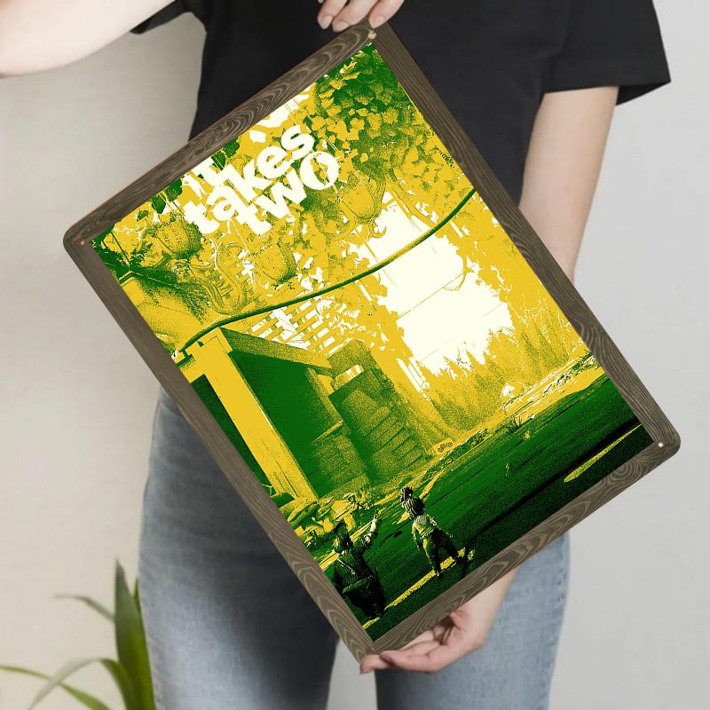 It Takes Two Game Art Metal Wall Decor Vintage Style Gaming Room Decorative Poster for Gamers 20x30cm(7.8x11.8inch)
It Takes Two Game Art Metal Wall Decor Vintage Style Gaming Room Decorative Poster for Gamers 20x30cm(7.8x11.8inch)