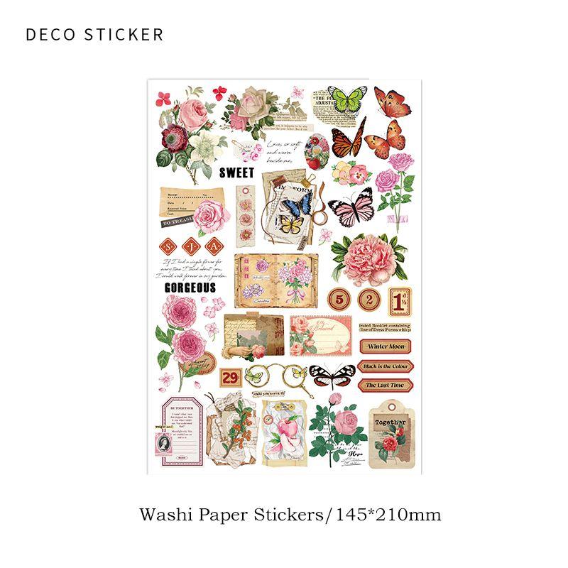 Journamm Floral Stickers Creative Scrapbook Supplies Collage Junk Journal DIY CUT Decor Photo Album Aesthetics Craft Stickers
Journamm Floral Stickers Creative Scrapbook Supplies Collage Junk Journal DIY CUT Decor Photo Album Aesthetics Craft Stickers