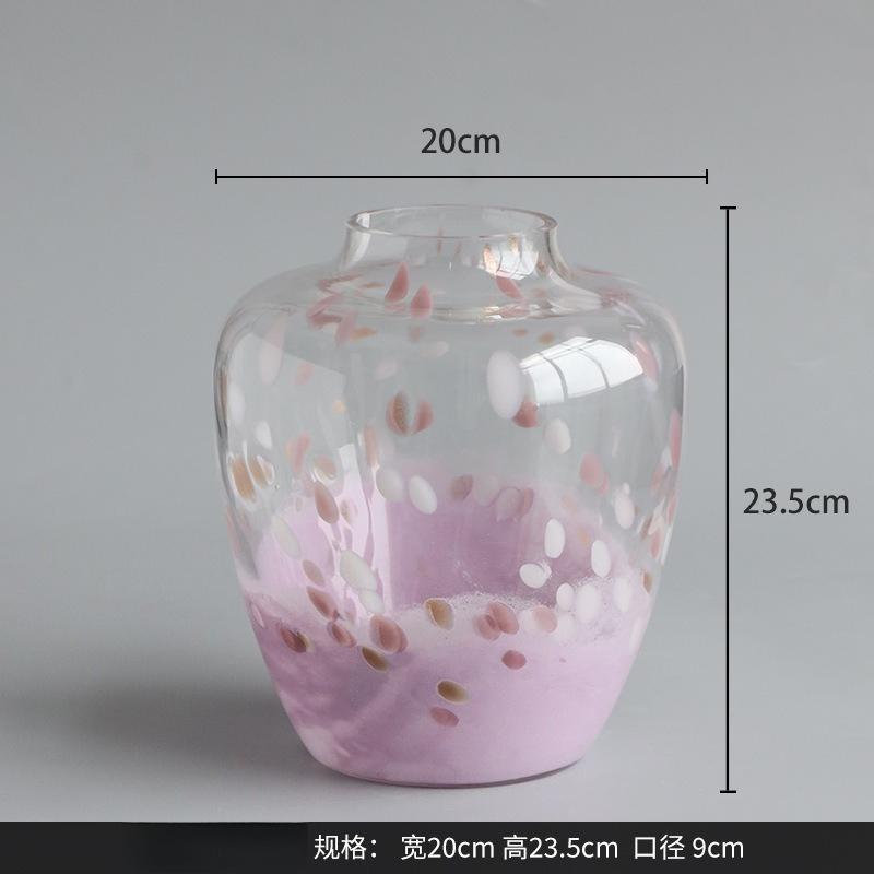 French Vintage Colorful Spot Glass Vase Luxury Home Decor for Living Room Table Flower Arrangement
French Vintage Colorful Spot Glass Vase Luxury Home Decor for Living Room Table Flower Arrangement