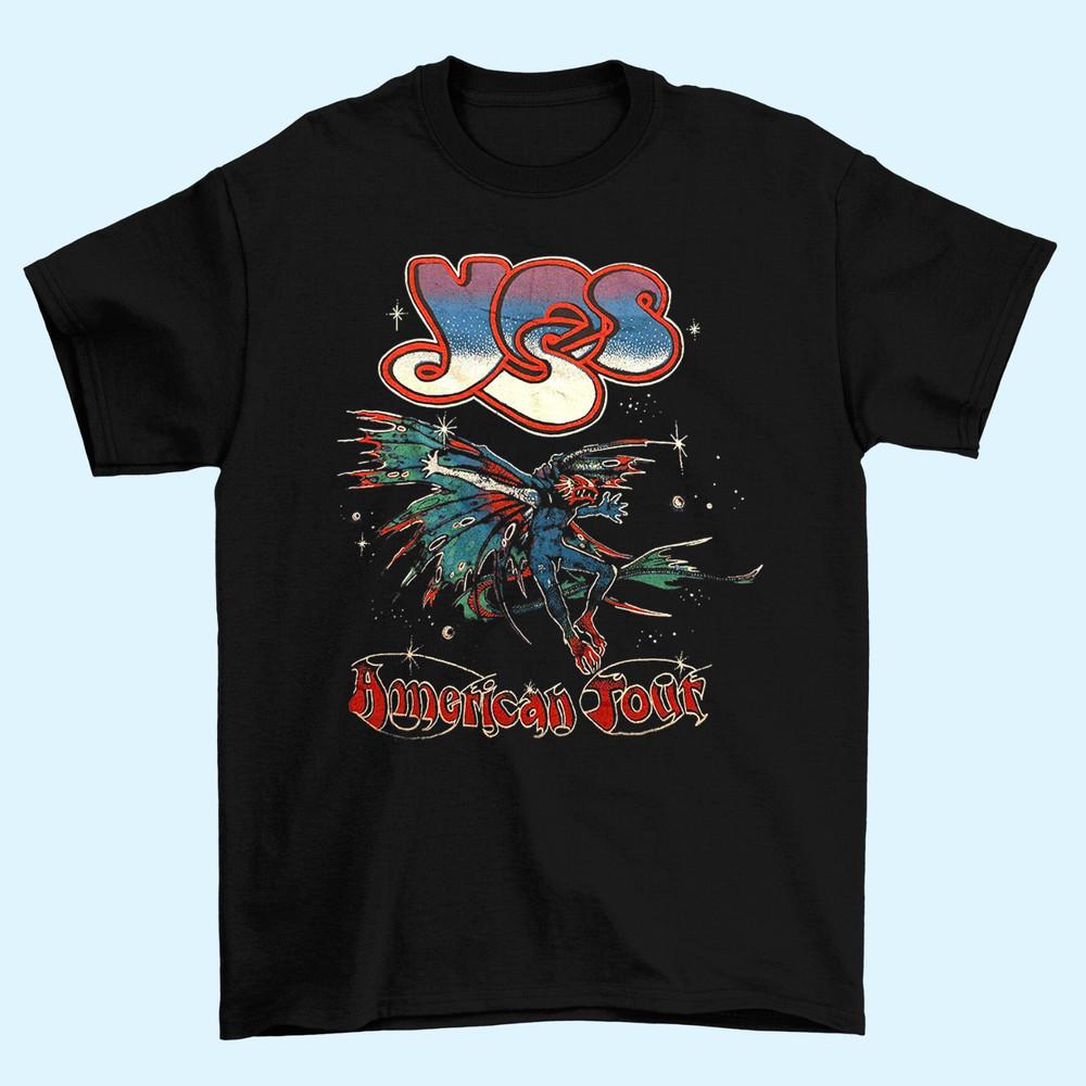 American Tour YES Band Shirt Black Short Sleeve All Size Unisex S234XL Unisex T-Shirt XXXXL
American Tour YES Band Shirt Black Short Sleeve All Size Unisex S234XL Unisex T-Shirt XXXXL