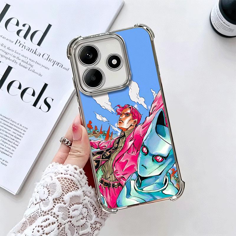 JoJo Adventure Killer Queen Soft Phone Case For Xiaomi Redmi Note 14 15 Pro Plus 13 12 11S 11T 5G 10 9S 9 Plating Anti-Fall Fund Redmi Note 10 4G
JoJo Adventure Killer Queen Soft Phone Case For Xiaomi Redmi Note 14 15 Pro Plus 13 12 11S 11T 5G 10 9S 9 Plating Anti-Fall Fund Redmi Note 10 4G
