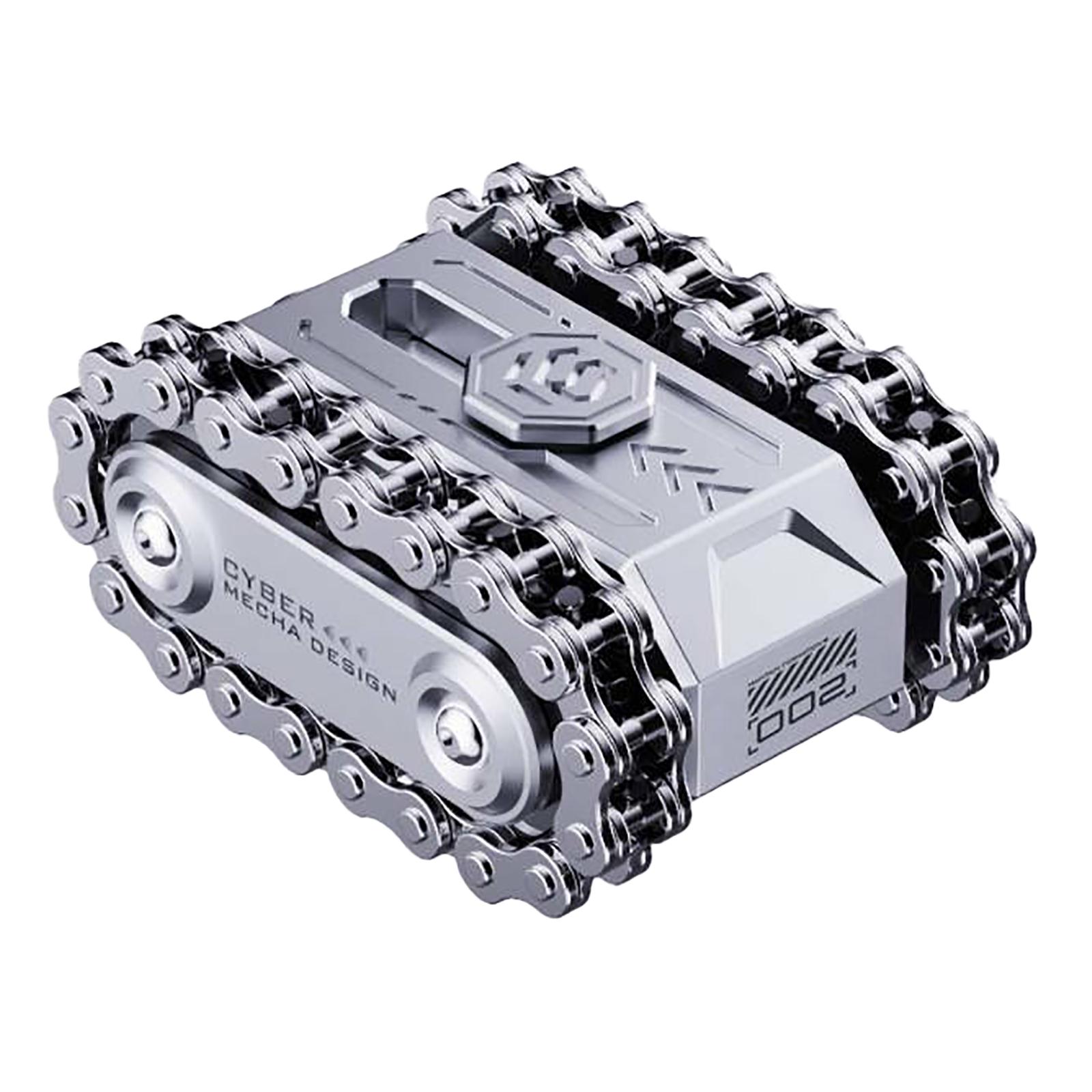 Четыре-в-одном Напальчиковый Слайд-рельс Роликовая цепь Комбинированная Игрушка для снятия стресса One Size серый