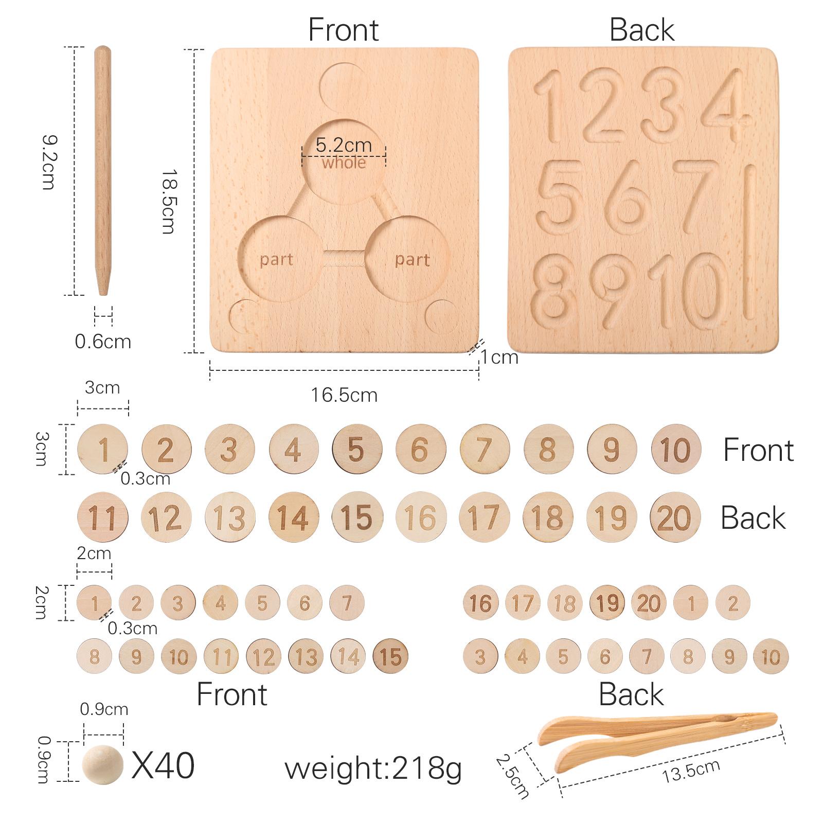 Montessori Counting Board for Girls Boy Tracing Board Double Sided Uppercase & Lowercase Letters Number Educational Wooden Game
Montessori Counting Board for Girls Boy Tracing Board Double Sided Uppercase & Lowercase Letters Number Educational Wooden Game