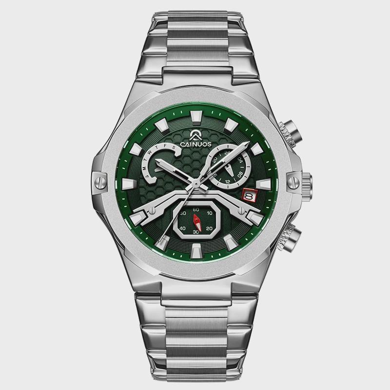 Mens Chronograph Watch Waterproof Luminous Display Week/Date Business Casual Wrist Watch for Men зелёный
Mens Chronograph Watch Waterproof Luminous Display Week/Date Business Casual Wrist Watch for Men зелёный