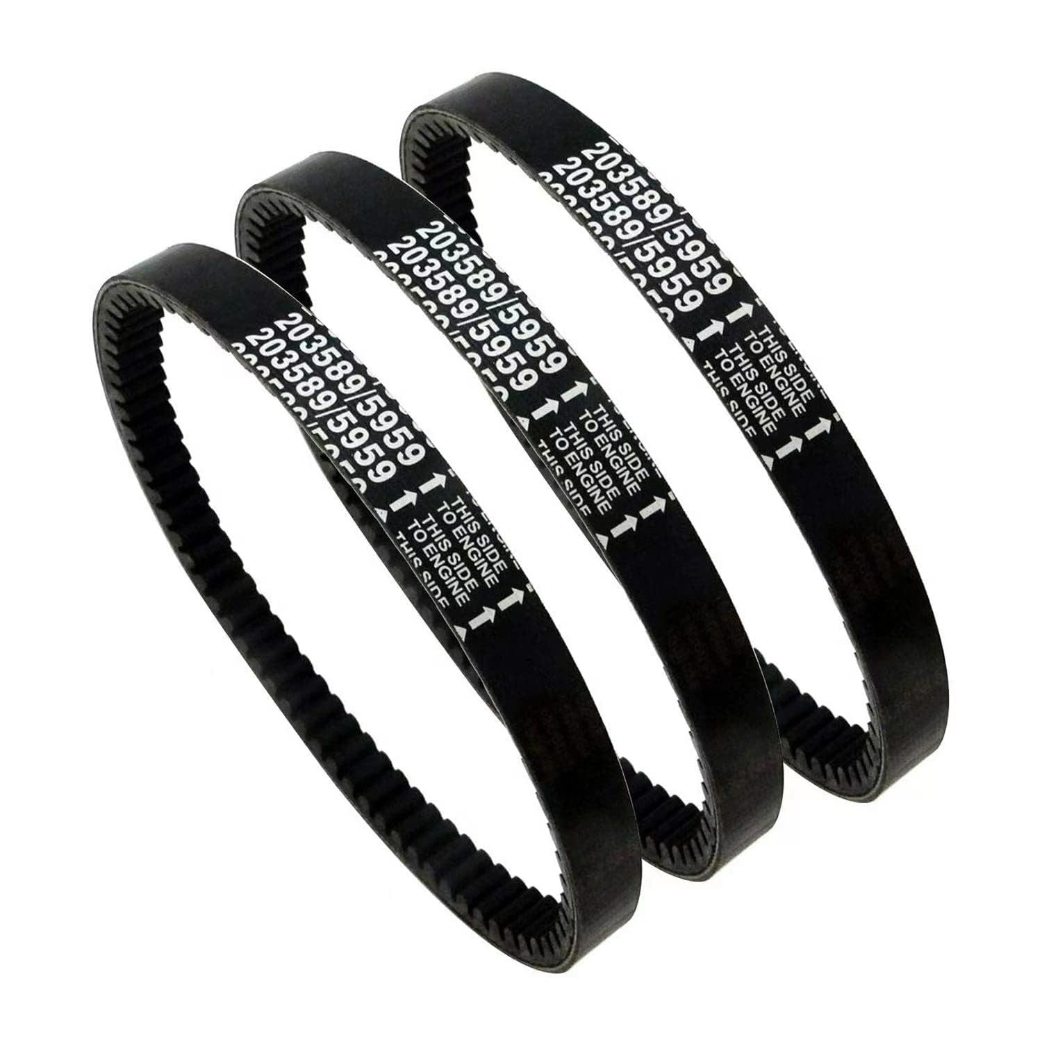 3 Pack of KT196 Drive Belt for 30 Series Go Kart Drive Belt Fit for Manco 5959 / Comet 203589
3 Pack of KT196 Drive Belt for 30 Series Go Kart Drive Belt Fit for Manco 5959 / Comet 203589