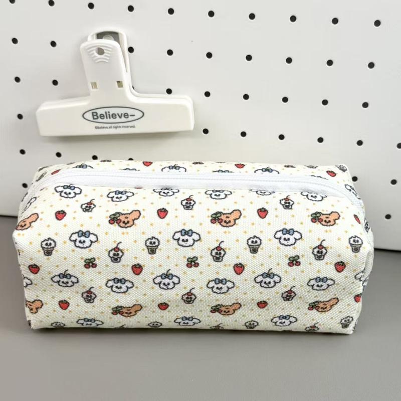 Cute Cartoon Animal Floral Pencil Pouch Canvas Zipper Stationery Bag For School Office And Daily Use Student Stationery Supplies A3
Cute Cartoon Animal Floral Pencil Pouch Canvas Zipper Stationery Bag For School Office And Daily Use Student Stationery Supplies A3