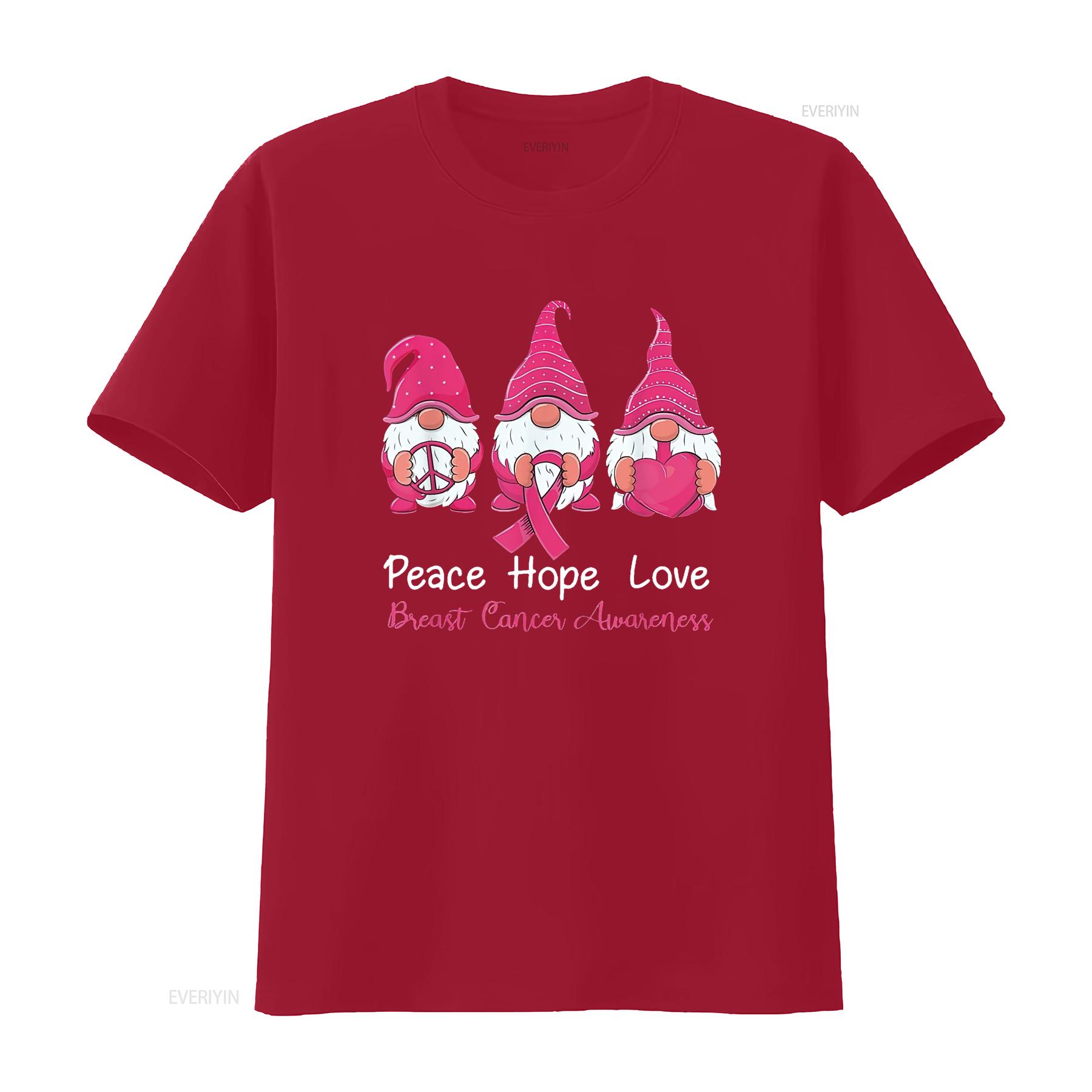 Cute Gnomes Support A Survivor Of Breast Cancer Awareness T Shirt vintage Washed Casual Breathable Stretched graphic Versatile S
Cute Gnomes Support A Survivor Of Breast Cancer Awareness T Shirt vintage Washed Casual Breathable Stretched graphic Versatile S