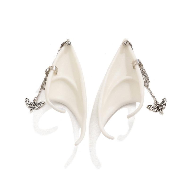 Креативные силиконовые серьги-петли «Белый эльф» без пирсинга для женщин, преувеличенные металлические подвески в виде бабочки, длинные кисточки, серьги-каффы, крючки, украшения для ушей в стиле косплея
Креативные силиконовые серьги-петли «Белый эльф» без пирсинга для женщин, преувеличенные металлические подвески в виде бабочки, длинные кисточки, серьги-каффы, крючки, украшения для ушей в стиле косплея