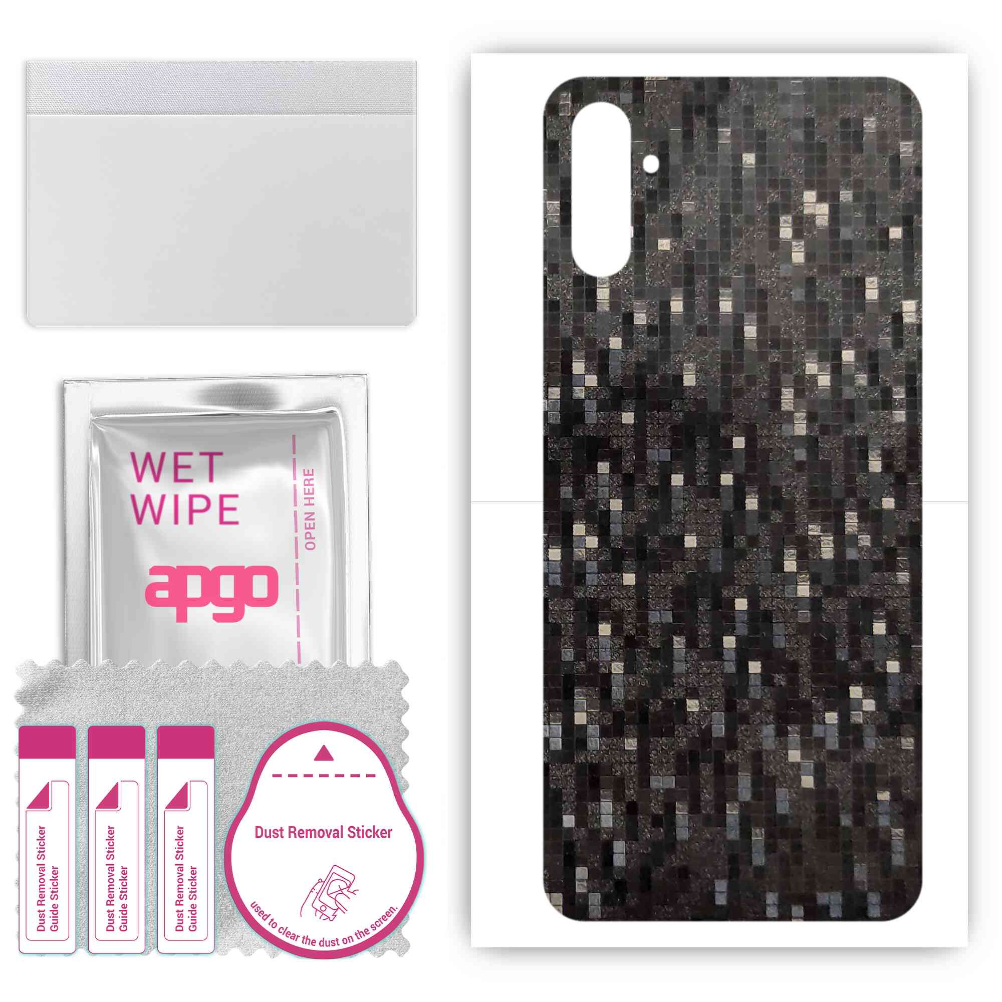 apgo Protective Skin Sticker for the back compatible with Realme Narzo 10A, Wrap Film, Foil, Vinyl - Pattern Carbon Black Pixel
apgo Protective Skin Sticker for the back compatible with Realme Narzo 10A, Wrap Film, Foil, Vinyl - Pattern Carbon Black Pixel