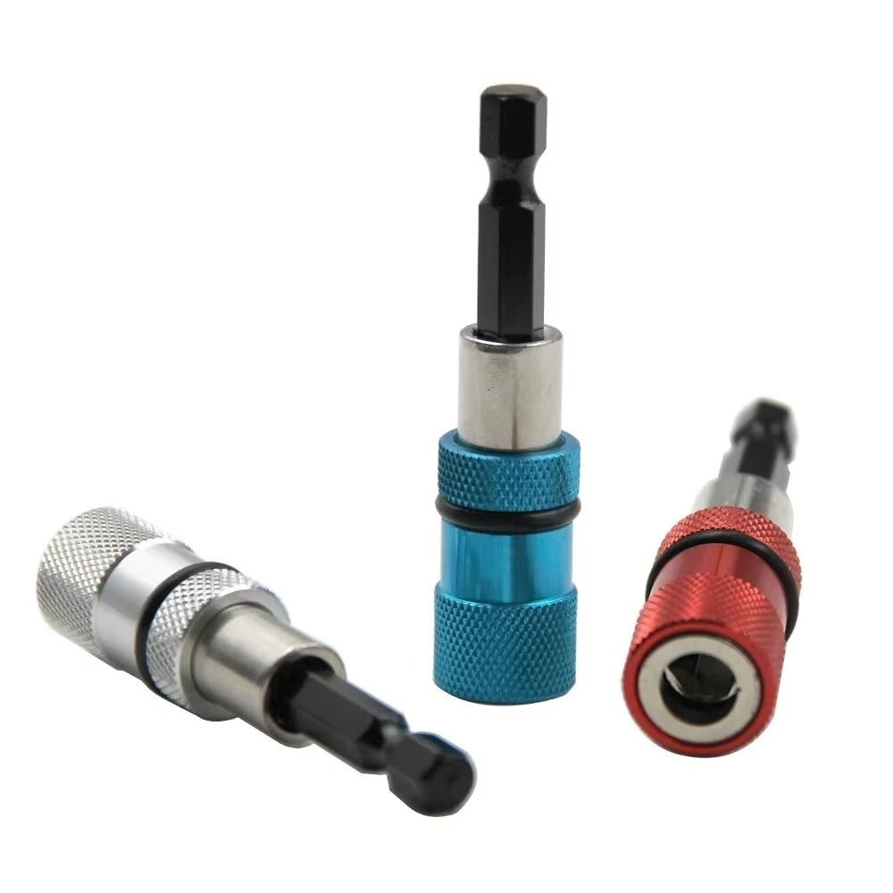Depth Adjustable Screwdriver Bit Limit Connecting Rod 1/4 Inch Sleeve Extension Rod срібний
Depth Adjustable Screwdriver Bit Limit Connecting Rod 1/4 Inch Sleeve Extension Rod срібний