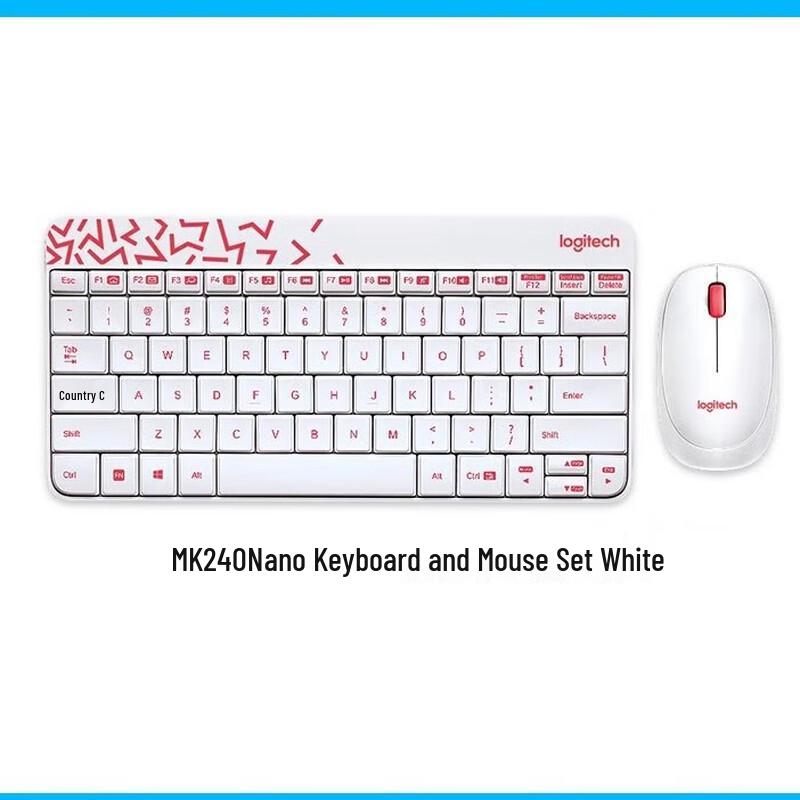 Logitech MK240 Nano Wireless Keyboard and Mouse Combo
Logitech MK240 Nano Wireless Keyboard and Mouse Combo