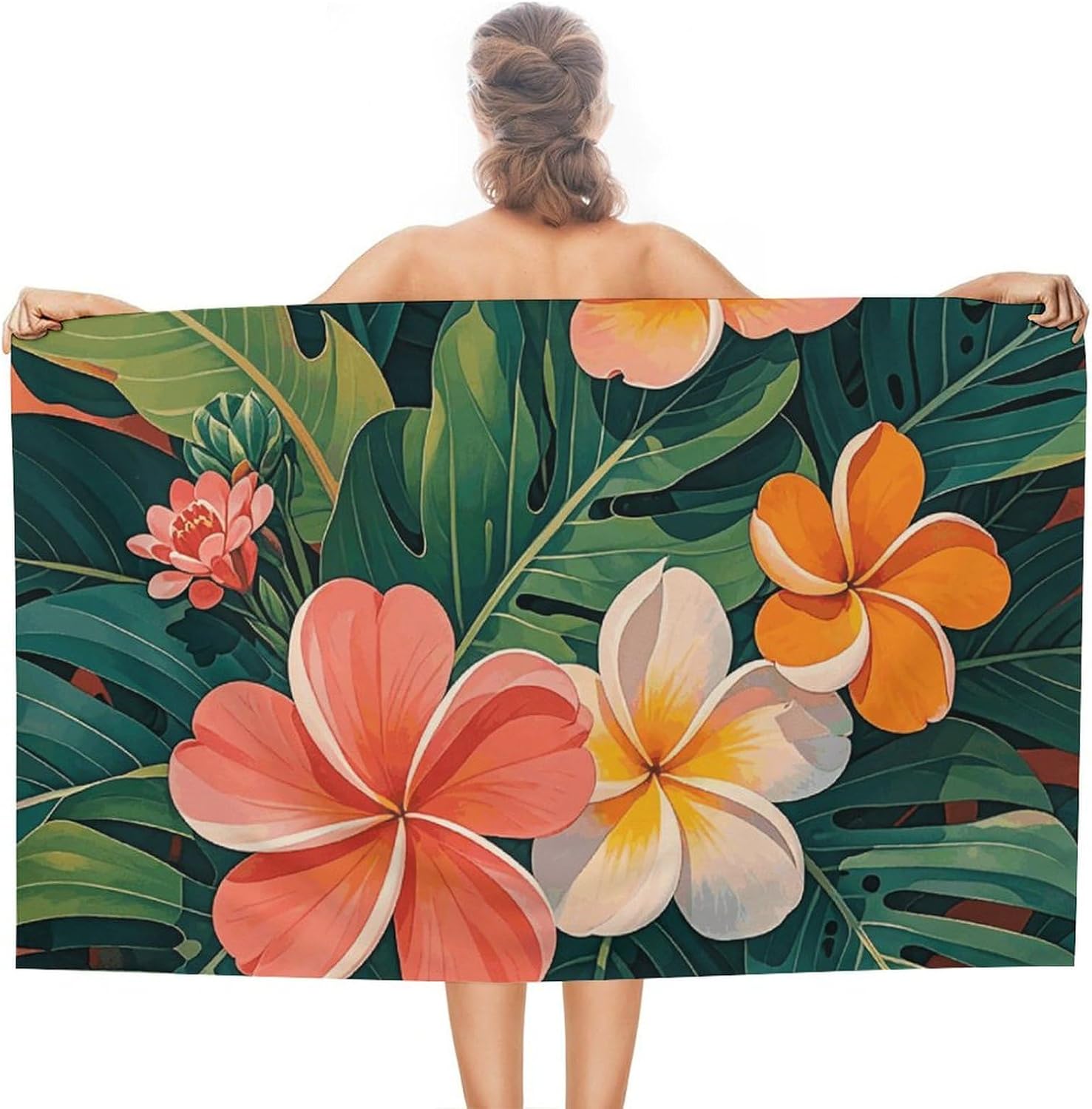Deer Birds with Flowers Beach Towel Oversized Beach Blanket Waterproof Sandproof Pool Towels Quick Drying Outdoor Travel Towel W40*H60(CM)
Deer Birds with Flowers Beach Towel Oversized Beach Blanket Waterproof Sandproof Pool Towels Quick Drying Outdoor Travel Towel W40*H60(CM)