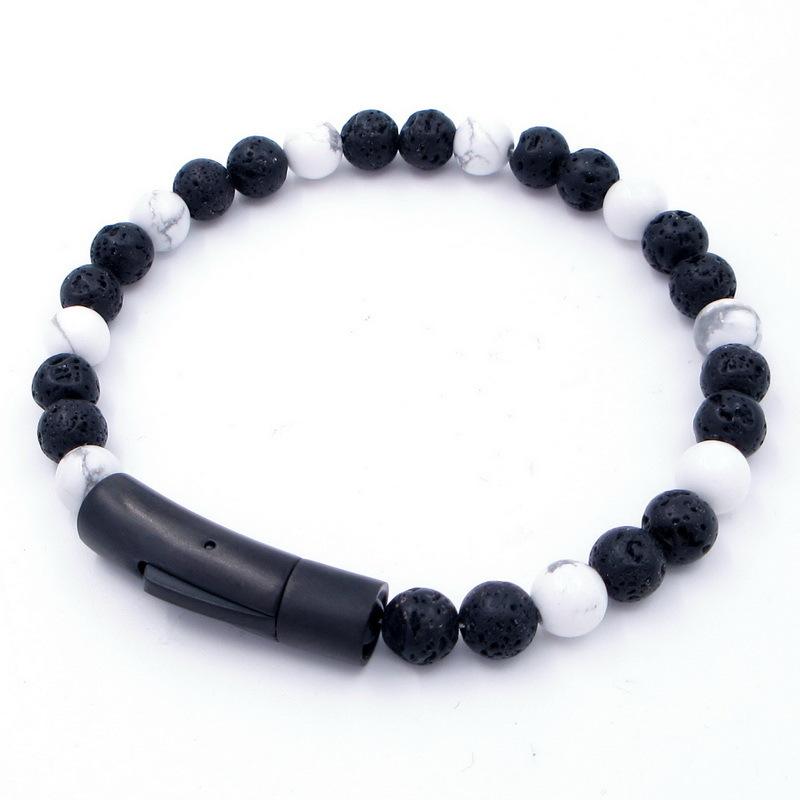2026 Vintage Bracelet Simple and Fashionable Tiger s Eye Turquoise Magnetic Buckle Titanium Steel Men s Beaded Bracelet 6MM+21CM
2026 Vintage Bracelet Simple and Fashionable Tiger s Eye Turquoise Magnetic Buckle Titanium Steel Men s Beaded Bracelet 6MM+21CM