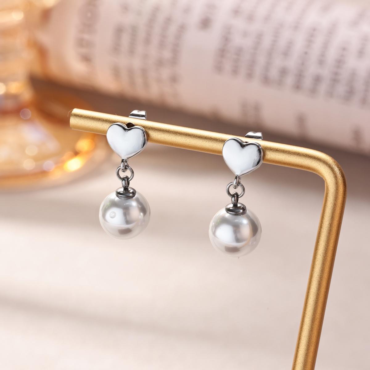 French Style knotted Heart Imitation Pearl Stud Earrings 18K Gold-plated Earring Wedding Party Jewelry Accessories 2026 New in
French Style knotted Heart Imitation Pearl Stud Earrings 18K Gold-plated Earring Wedding Party Jewelry Accessories 2026 New in
