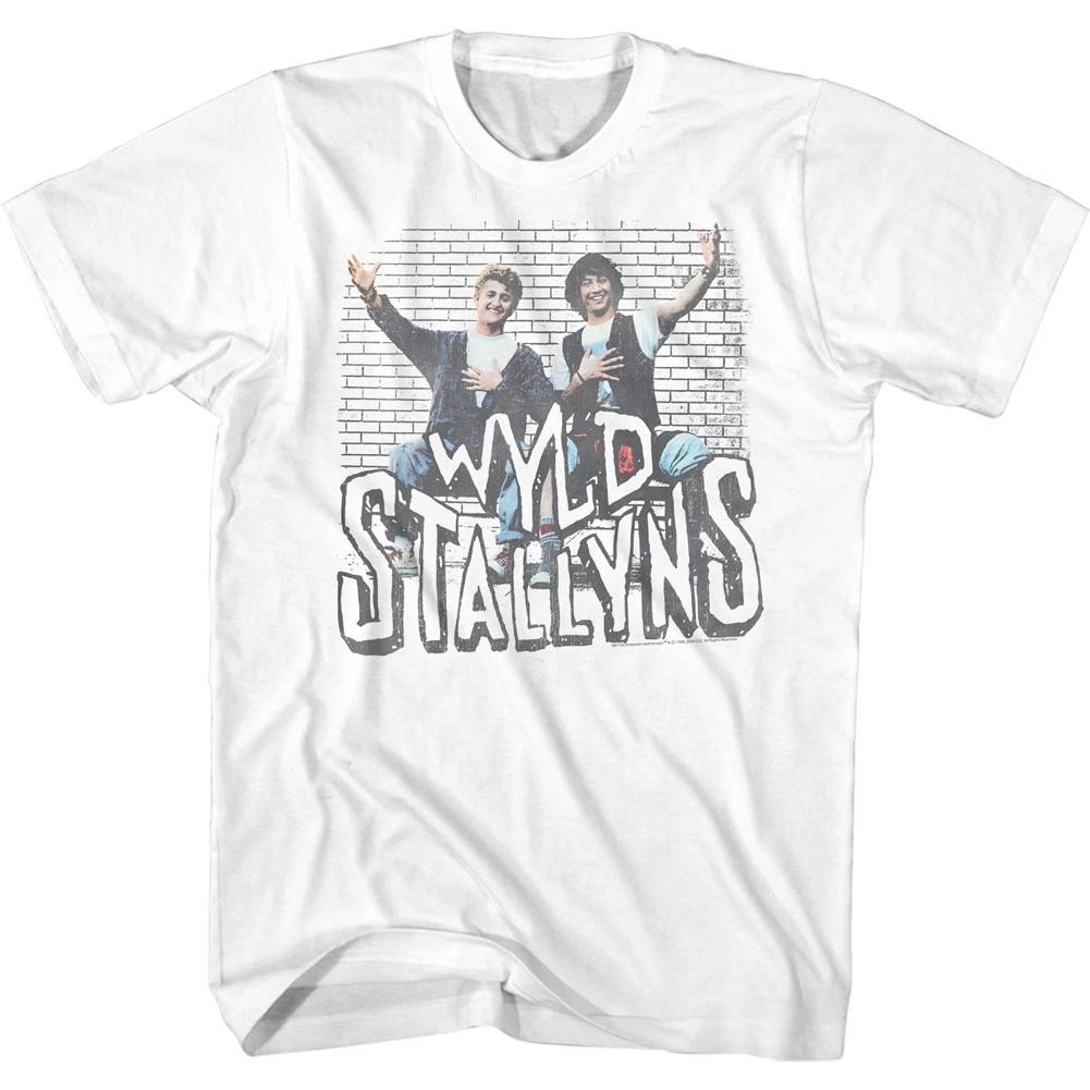 Bill & Ted s Movie Wyld Stallyns Sketch Logo Brick Wall Background Men s T shirt 2XL
Bill & Ted s Movie Wyld Stallyns Sketch Logo Brick Wall Background Men s T shirt 2XL