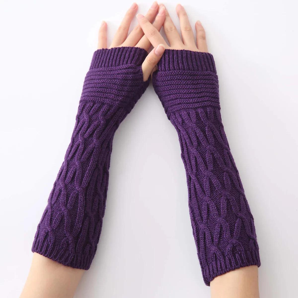 Fashion Knitted Fake Sleeve Gloves for Men Women Exposed Finger Warmers with Soft Pile Cozy Wrist Guard Arm Warmers фиолетовый
Fashion Knitted Fake Sleeve Gloves for Men Women Exposed Finger Warmers with Soft Pile Cozy Wrist Guard Arm Warmers фиолетовый