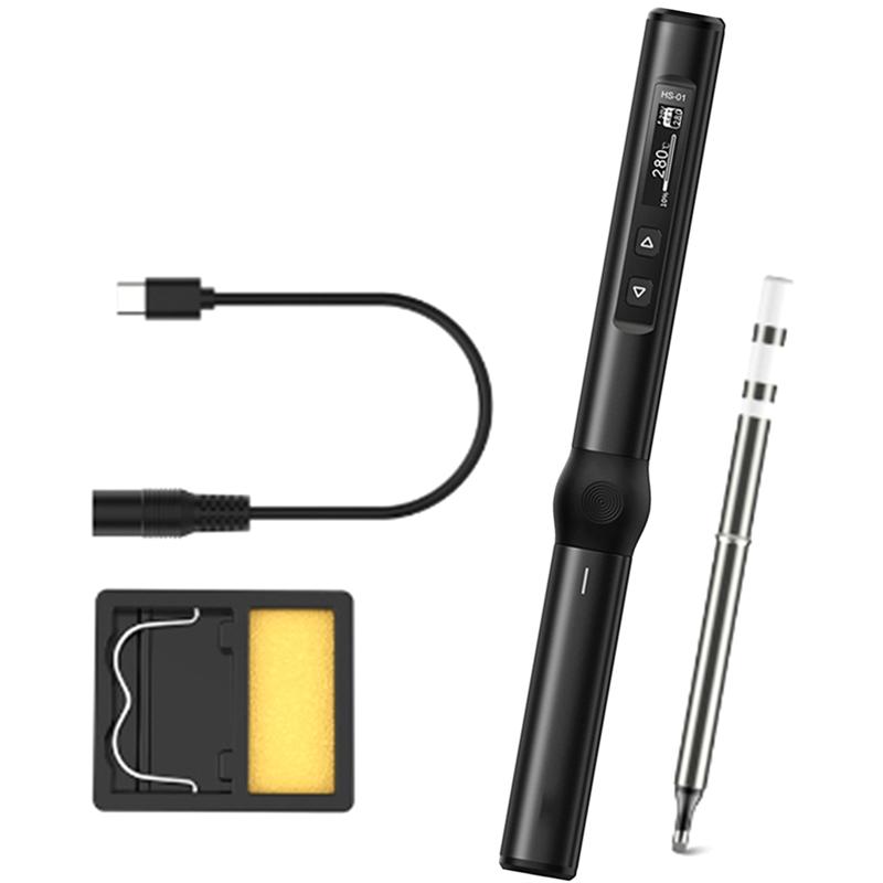 1 PCS HS-01 Smart Electric Soldering Iron PD 65W Adjustable Constant Temperature Fast Heat Soldering Iron Station (B)
1 PCS HS-01 Smart Electric Soldering Iron PD 65W Adjustable Constant Temperature Fast Heat Soldering Iron Station (B)