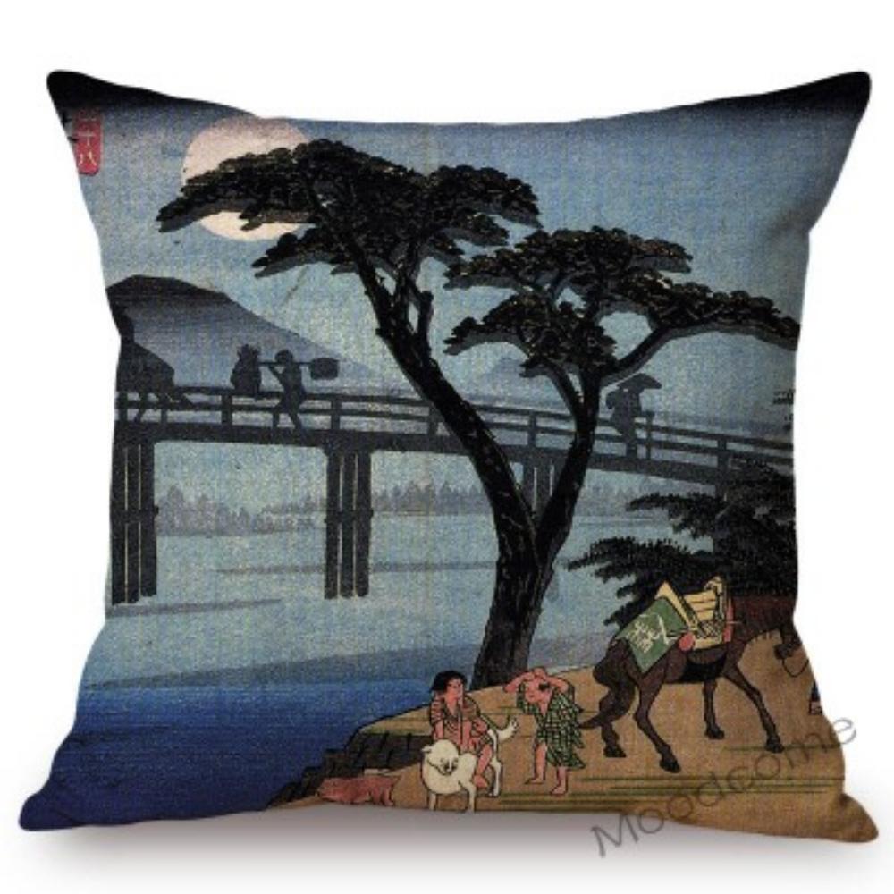 Японський Ando Hiroshige Ukiyoe Азійське мистецтво Гейша Вінтаж Екзотичні прикраси Диван Наволочка Автомобіль Подушка Лляна Подушка Чохол 450mm*450mm
Японський Ando Hiroshige Ukiyoe Азійське мистецтво Гейша Вінтаж Екзотичні прикраси Диван Наволочка Автомобіль Подушка Лляна Подушка Чохол 450mm*450mm