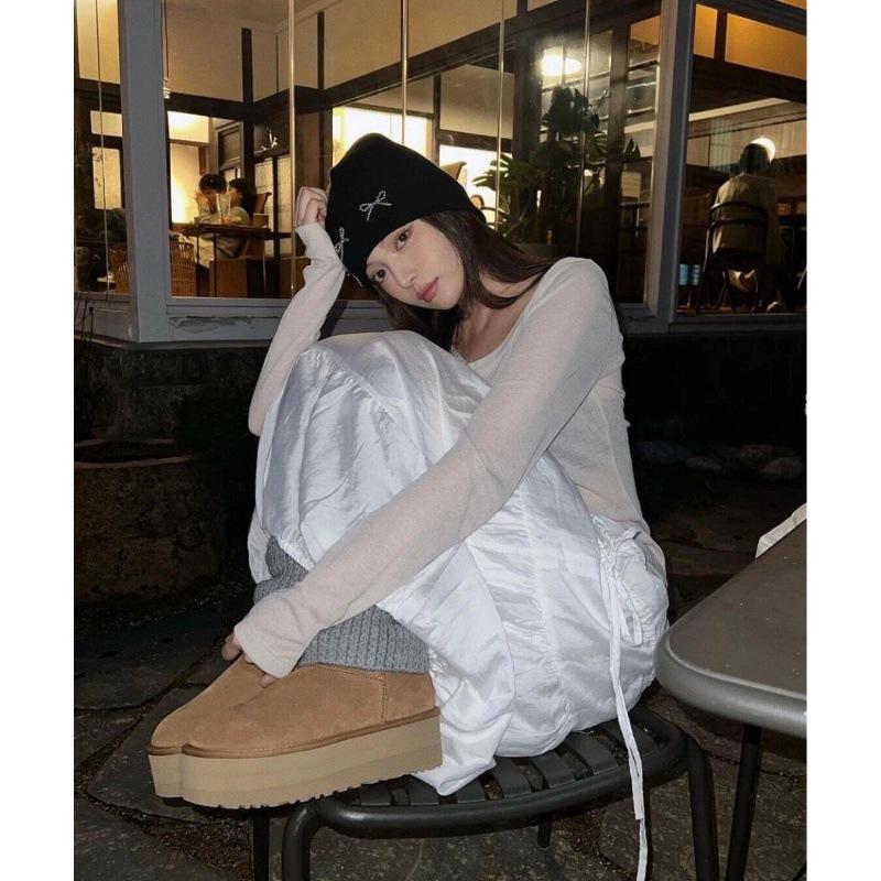 Blogger bow knitted wool hat autumn and winter ins big head circumference versatile fashion ear protector cold hat women M(56-58cm) серый
Blogger bow knitted wool hat autumn and winter ins big head circumference versatile fashion ear protector cold hat women M(56-58cm) серый