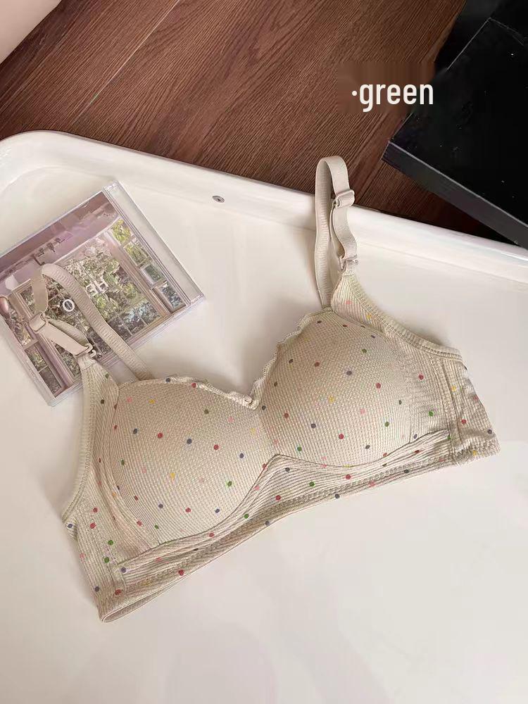 Japanese Polka Dot Seamless Push-up Bra for Small Busts - Comfort Fit for Women Medium
Japanese Polka Dot Seamless Push-up Bra for Small Busts - Comfort Fit for Women Medium