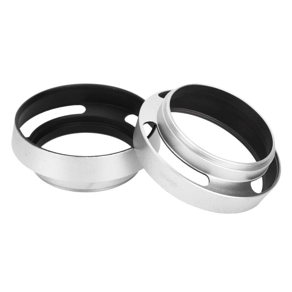 2Pcs Aluminium Alloy Hollow Out Lens Hood 46 mm for Leica Camera Silver
2Pcs Aluminium Alloy Hollow Out Lens Hood 46 mm for Leica Camera Silver