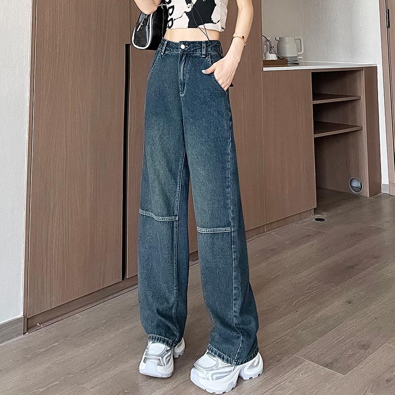 Women s High Waist Slim American Style Cargo Denim Jeans, Autumn 2024 - Retro Straight Leg, Floor Length M
Women s High Waist Slim American Style Cargo Denim Jeans, Autumn 2024 - Retro Straight Leg, Floor Length M