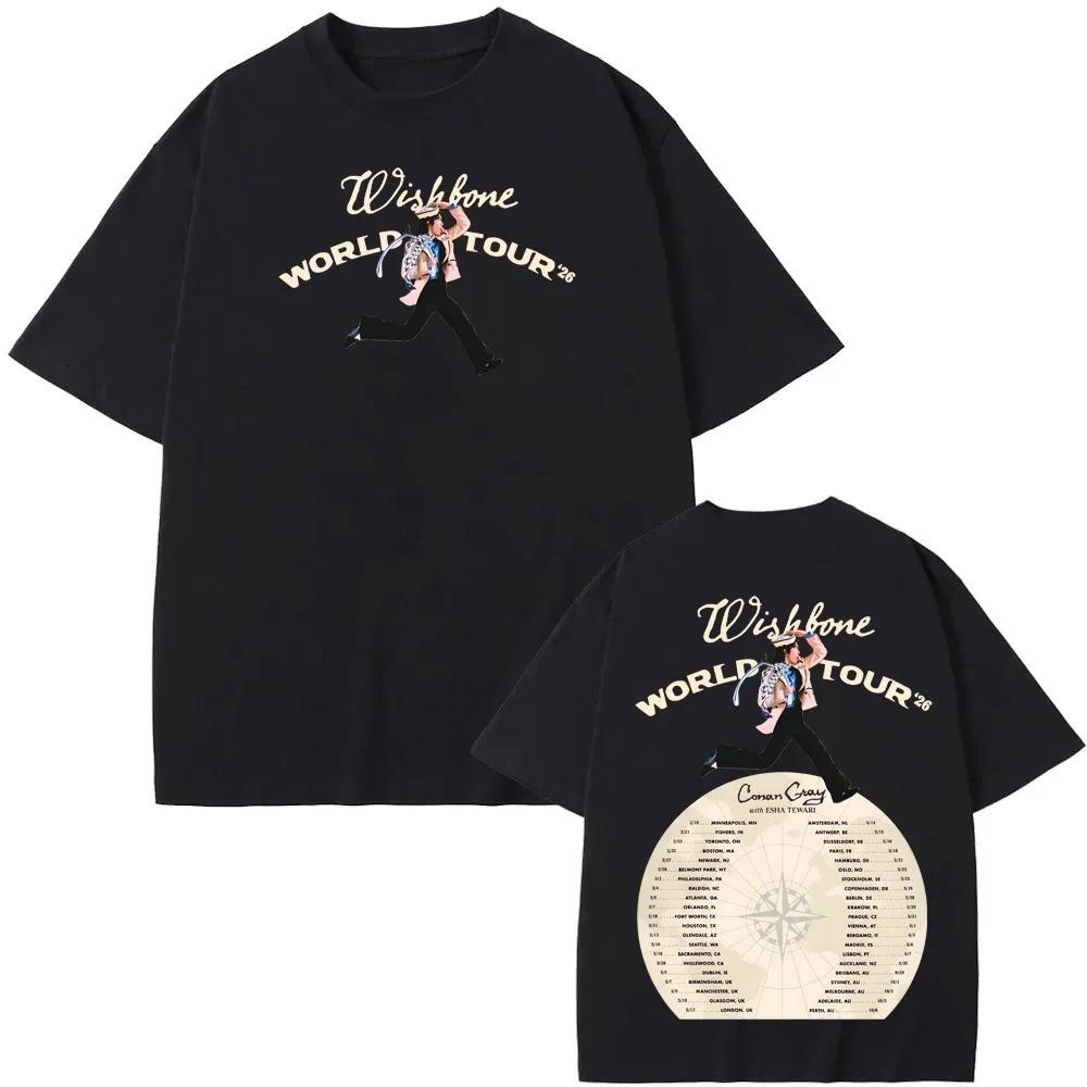 2026 WISHBONE WORLD TOUR Tee Conan Gray Summer Casual Tshirt Harajuku High Quality Graphic Singer s Same Style Cotton Tops S
2026 WISHBONE WORLD TOUR Tee Conan Gray Summer Casual Tshirt Harajuku High Quality Graphic Singer s Same Style Cotton Tops S