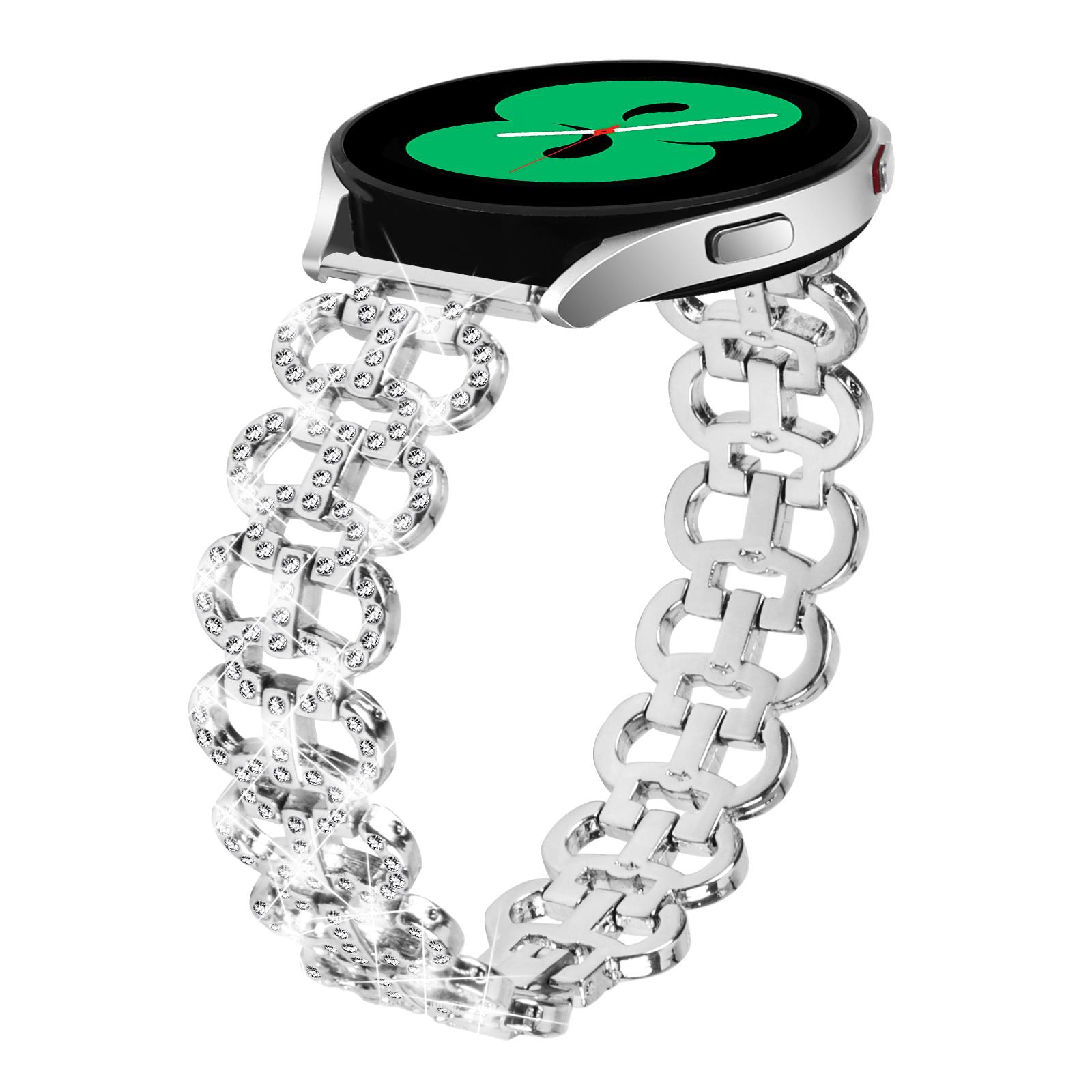 For Samsung Galaxy Watch6 40/44mm/Watch6 Classic 43mm/47mm Metal Watch Strap 20mm Light Luxury Watchband with Rhinestone Rose Gold
For Samsung Galaxy Watch6 40/44mm/Watch6 Classic 43mm/47mm Metal Watch Strap 20mm Light Luxury Watchband with Rhinestone Rose Gold