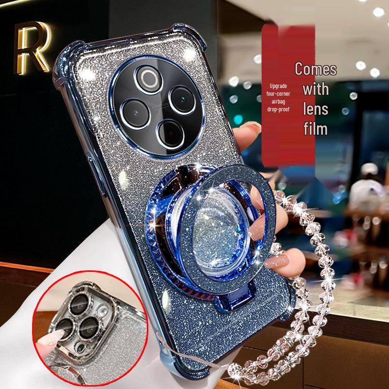 Vivo Y300 Pro Curved Screen Glitter Silicone Case with Stand Y100
Vivo Y300 Pro Curved Screen Glitter Silicone Case with Stand Y100