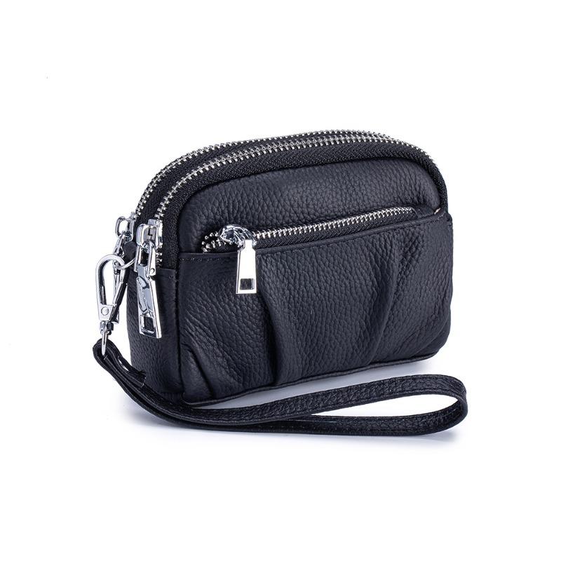 New leather women s three-zipper wrist change bag large capacity pleated shell clutch bag multi-functional storage bag чёрный
New leather women s three-zipper wrist change bag large capacity pleated shell clutch bag multi-functional storage bag чёрный