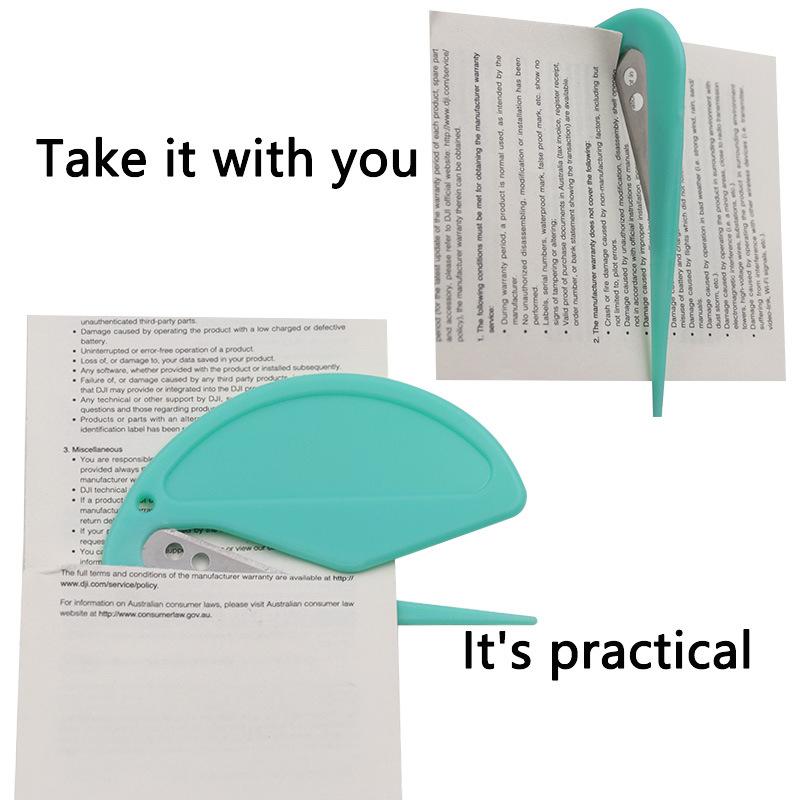 2024 Новый пластиковый нож для писем Mini Sharp Letter Mail Envelope Security Document Opener Protected Cutter Blade Office Equipment белый
2024 Новый пластиковый нож для писем Mini Sharp Letter Mail Envelope Security Document Opener Protected Cutter Blade Office Equipment белый