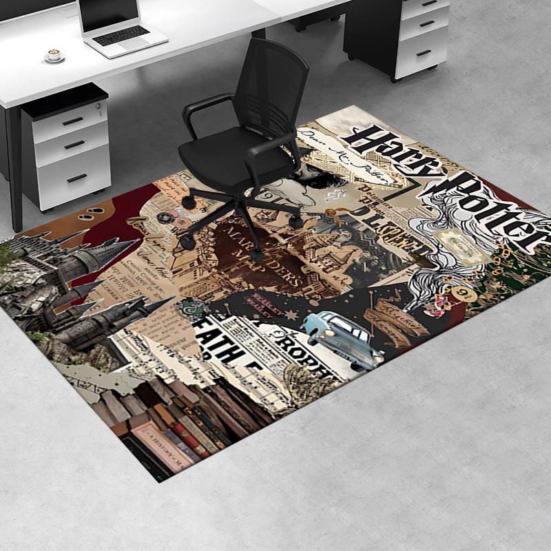 Harry Potter: Magical Adventure Poster Office Mat Home Decor Office Desk Chair Rugs Chair Carpet for office Chair Mat Gift For Halloween & C 60cm by 90cm
Harry Potter: Magical Adventure Poster Office Mat Home Decor Office Desk Chair Rugs Chair Carpet for office Chair Mat Gift For Halloween & C 60cm by 90cm