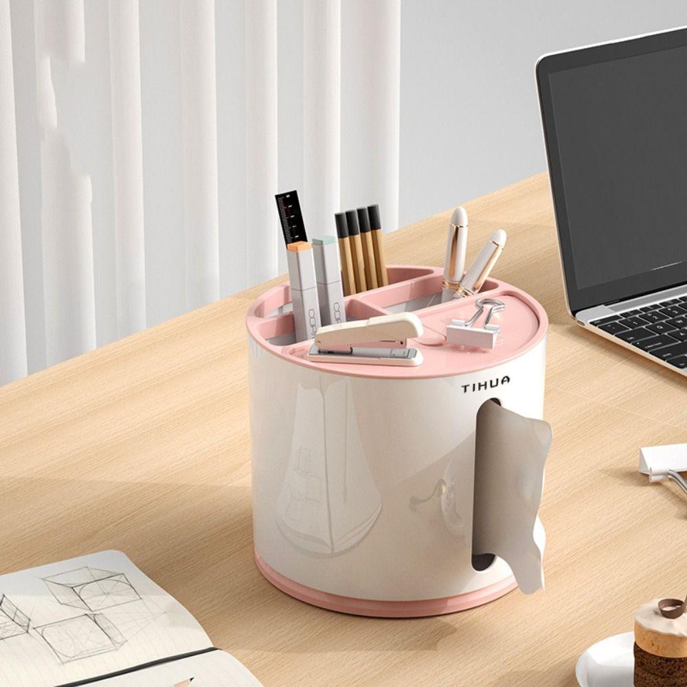 Plastic Rotating Paper Box Multi-Function Storage Box Durable Tissue Container Coffee Table
Plastic Rotating Paper Box Multi-Function Storage Box Durable Tissue Container Coffee Table