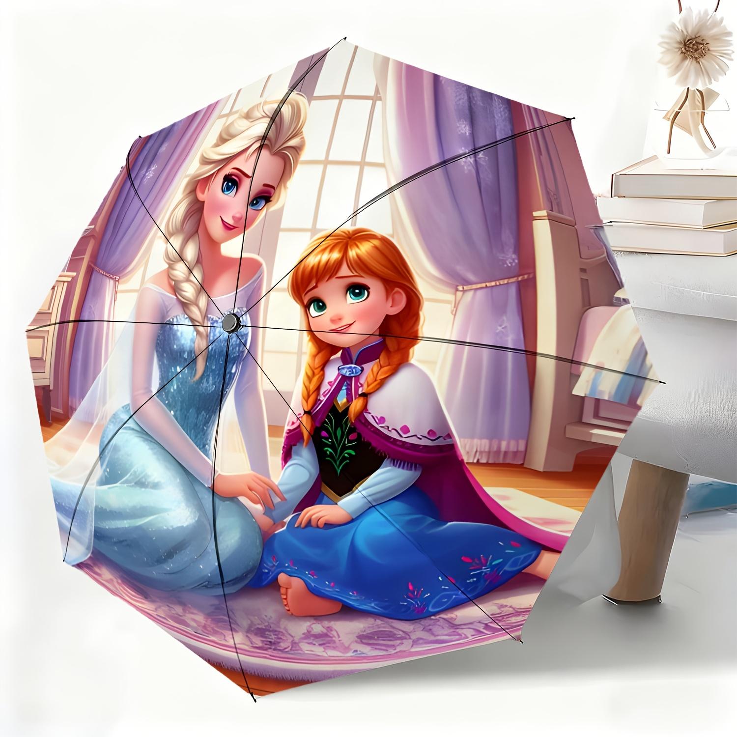 1pc Disney Frozen Elsa Anna Automatic Umbrella, All-Weather Dual-Use Umbrella for All Occasions, Portable Folding Umbrella, Ch (as the picture,Iron&8K)
1pc Disney Frozen Elsa Anna Automatic Umbrella, All-Weather Dual-Use Umbrella for All Occasions, Portable Folding Umbrella, Ch (as the picture,Iron&8K)