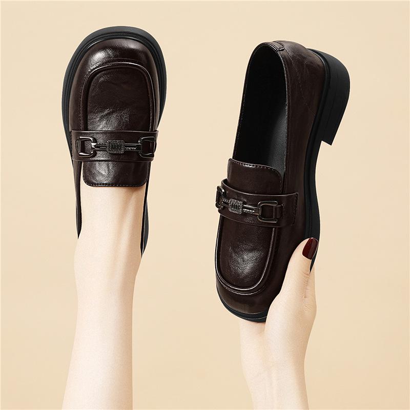 Soft-soled small leather shoes women s British style flat-bottomed autumn new one-pedal women s shoes versatile black single shoes children 35
Soft-soled small leather shoes women s British style flat-bottomed autumn new one-pedal women s shoes versatile black single shoes children 35