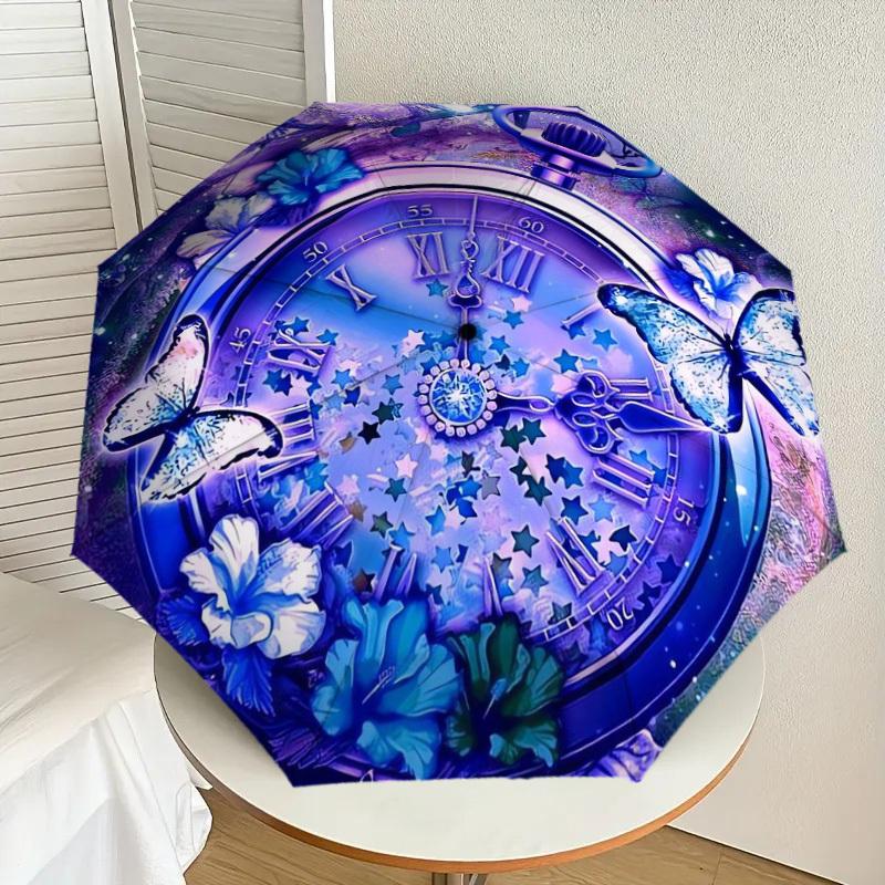 1pc Butterfly Timepiece Fantasy Umbrella with Plastic Handle,Suitable for All Seasons Home Travel Outdoor UmbrellaDD355
1pc Butterfly Timepiece Fantasy Umbrella with Plastic Handle,Suitable for All Seasons Home Travel Outdoor UmbrellaDD355