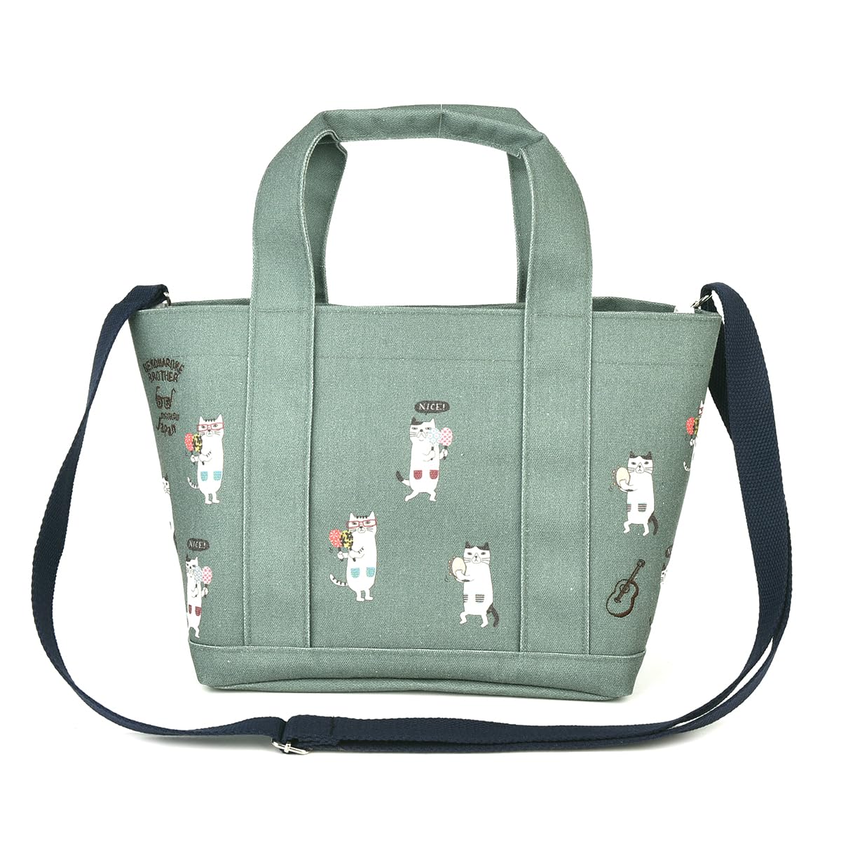 Kusguru Japan Women s Nekomaruke 2-Way Separate Tote Bag, Green, 258009
Kusguru Japan Women s Nekomaruke 2-Way Separate Tote Bag, Green, 258009