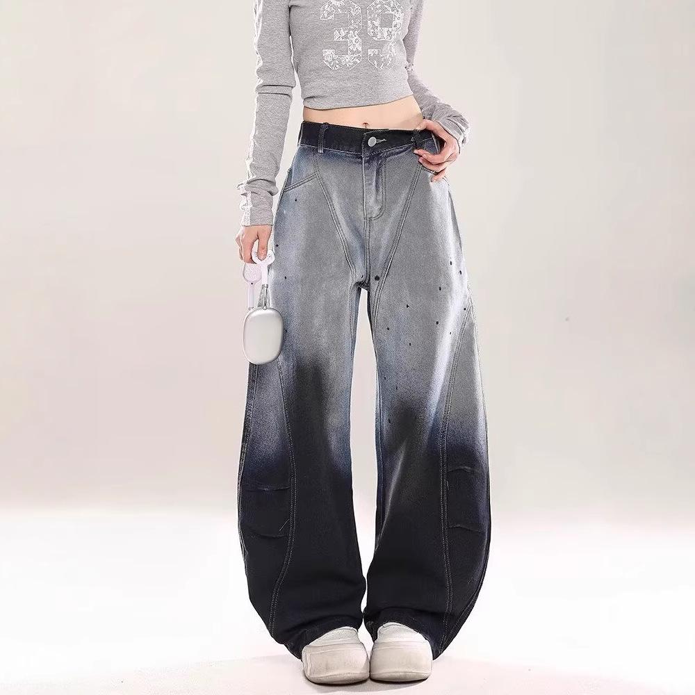 2025 American Retro Scimitar Jeans - Heavyweight Gradient Splatter Sickle Pants for Men and Women, High Design Wide Leg. 3XL
2025 American Retro Scimitar Jeans - Heavyweight Gradient Splatter Sickle Pants for Men and Women, High Design Wide Leg. 3XL